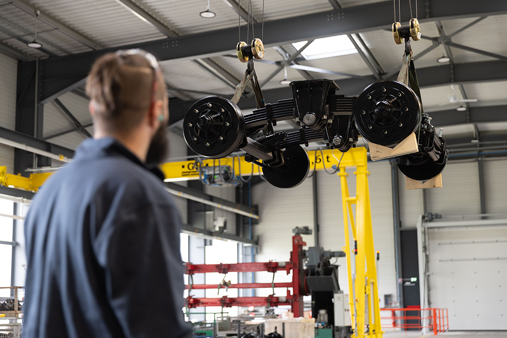 Comment on crée un essieu chez Monroc