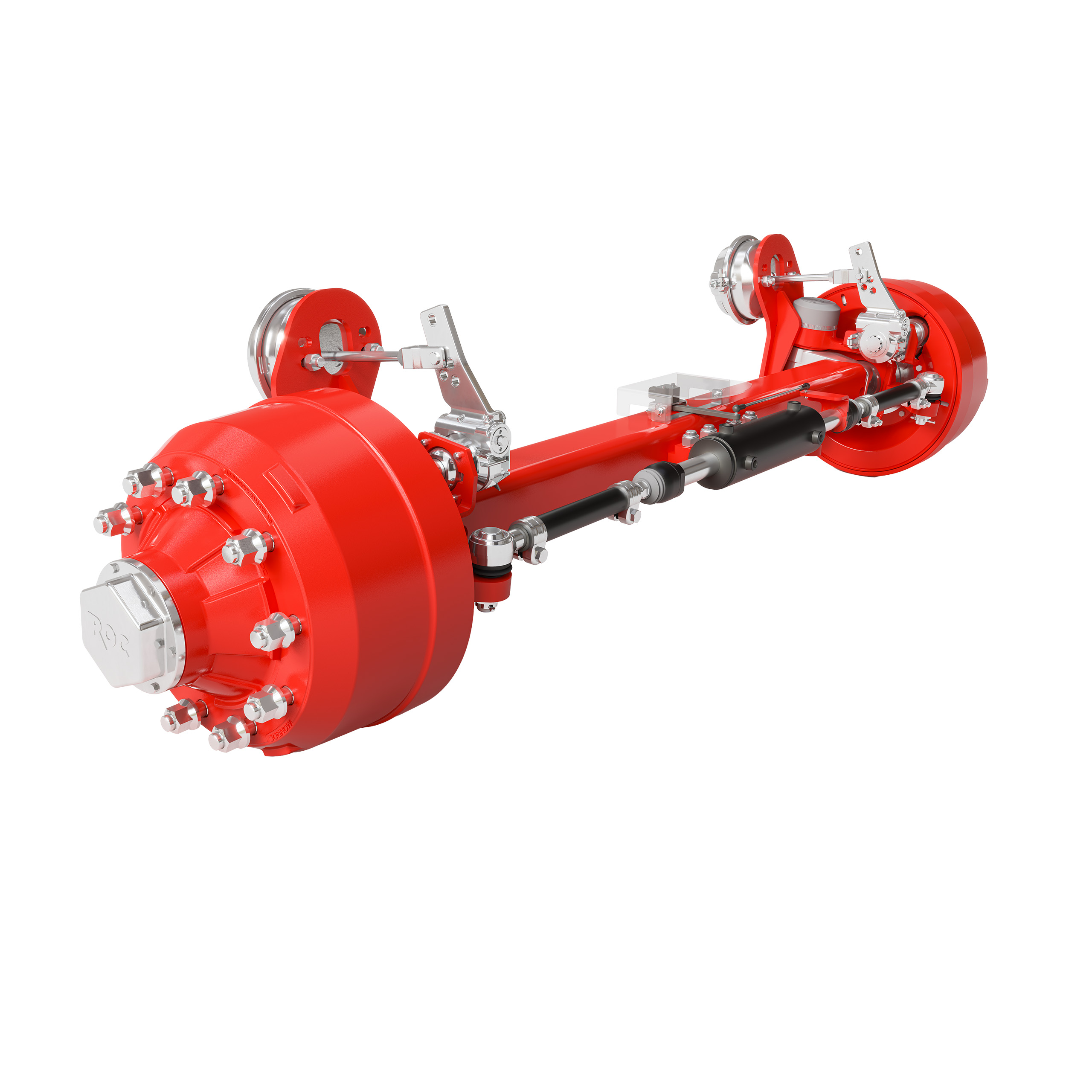 UNBRAKED AXLE